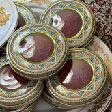 زعفران ناب قائنات مشهد با قاب خاتم کاری شده یک مثقال. تمام